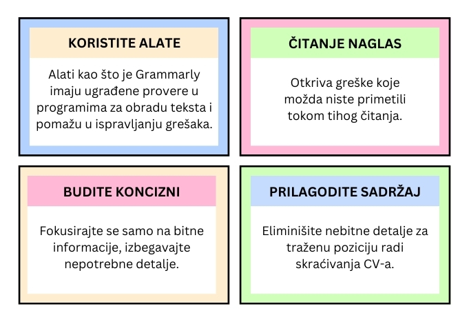 Greške na koje treba obratiti pažnju tokom izrade CVa